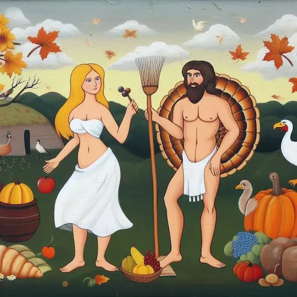 Adam and Eve Thanksgiving