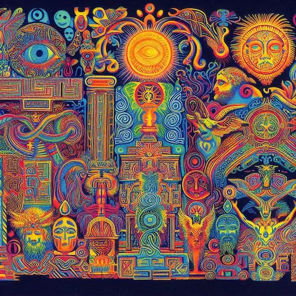 Eleusinian Mysteries blotter art